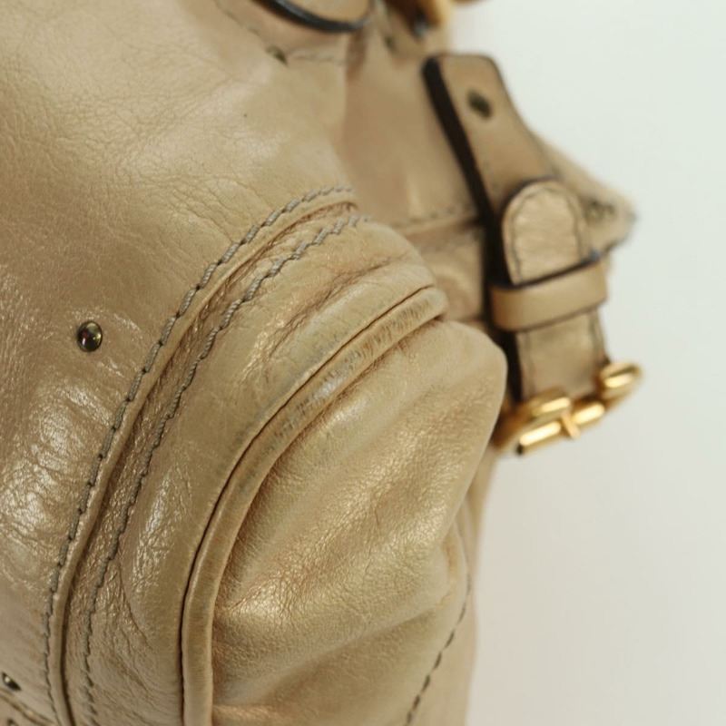 【日本直送】Chloe Paddington 手提包 皮革 金銀 正品 am11229V-16