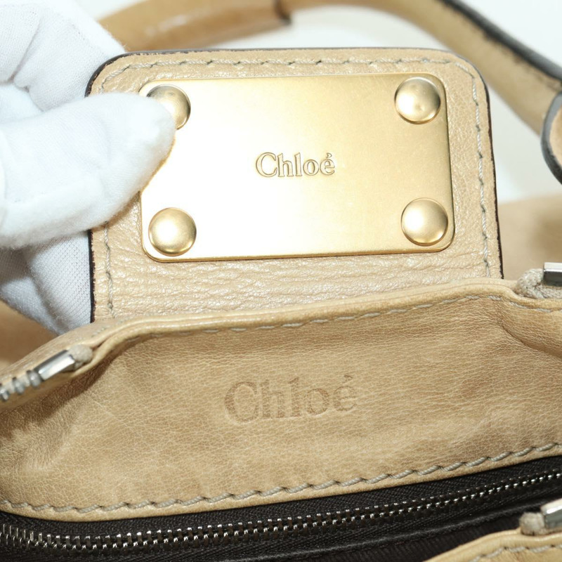 【日本直送】Chloe Paddington 手提包 皮革 金銀 正品 am11229V-20