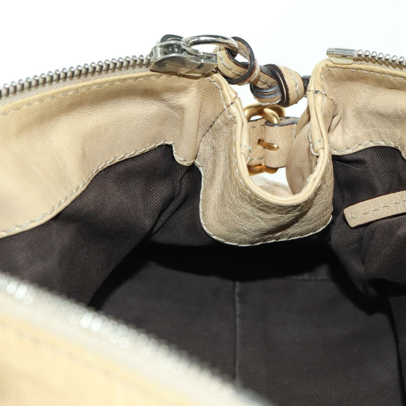 【日本直送】Chloe Paddington 手提包 皮革 金銀 正品 am11229V-22