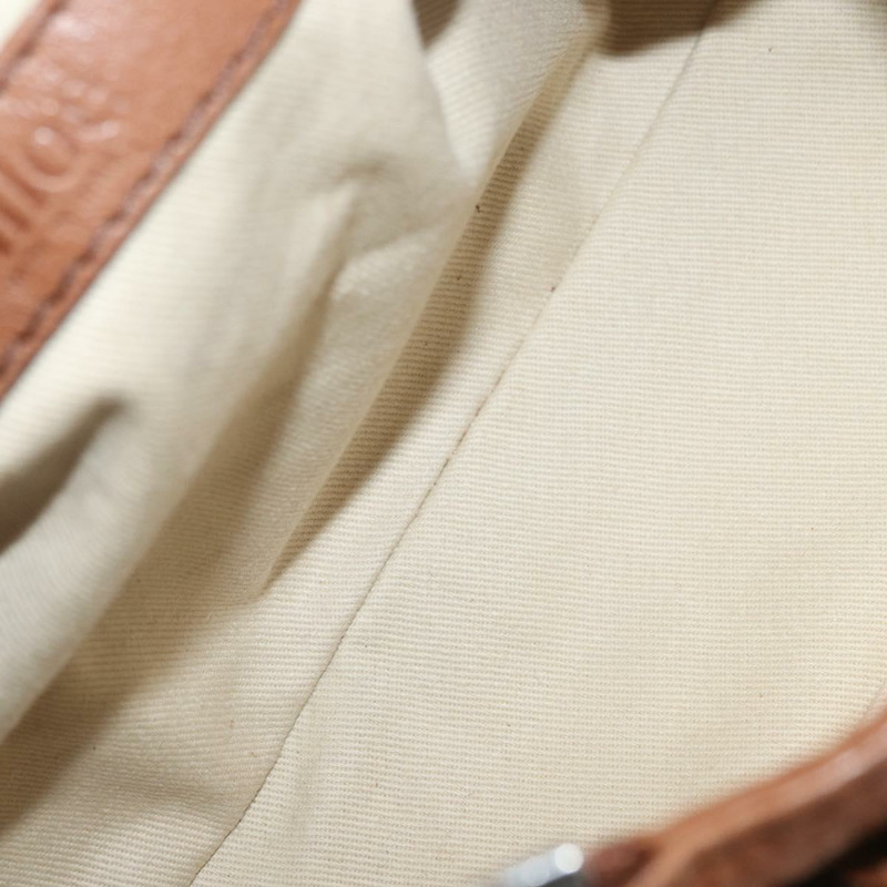 【日本直送】Chloe Paddington 迷你手提包，棕色、銀色、金色皮革，正品 am11269SAV-9