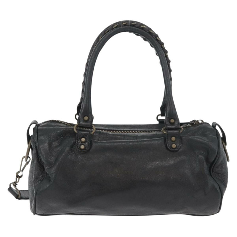 【日本直送】BALENCIAGA 迷你 Twiggy 手提包 皮革 兩用 黑色 138223 正品 am11284V-1