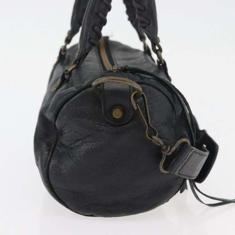 【日本直送】BALENCIAGA 迷你 Twiggy 手提包 皮革 兩用 黑色 138223 正品 am11284V-3