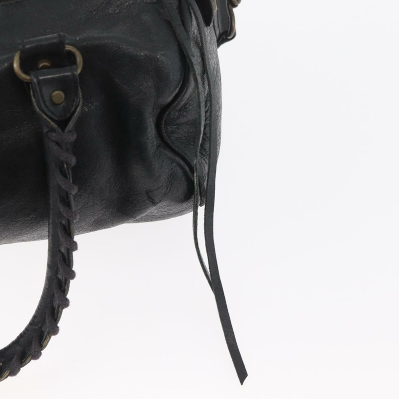 【日本直送】BALENCIAGA 迷你 Twiggy 手提包 皮革 兩用 黑色 138223 正品 am11284V-9