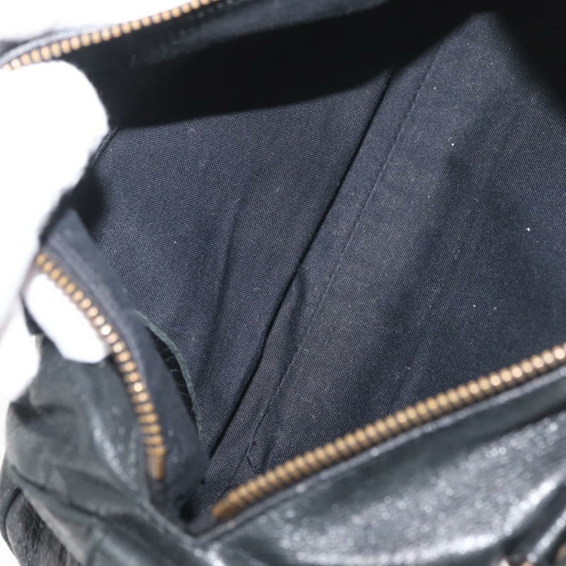 【日本直送】BALENCIAGA 迷你 Twiggy 手提包 皮革 兩用 黑色 138223 正品 am11284V-10