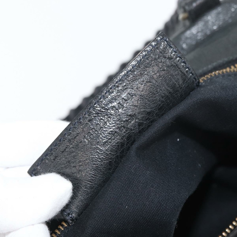 【日本直送】BALENCIAGA 迷你 Twiggy 手提包 皮革 兩用 黑色 138223 正品 am11284V-11