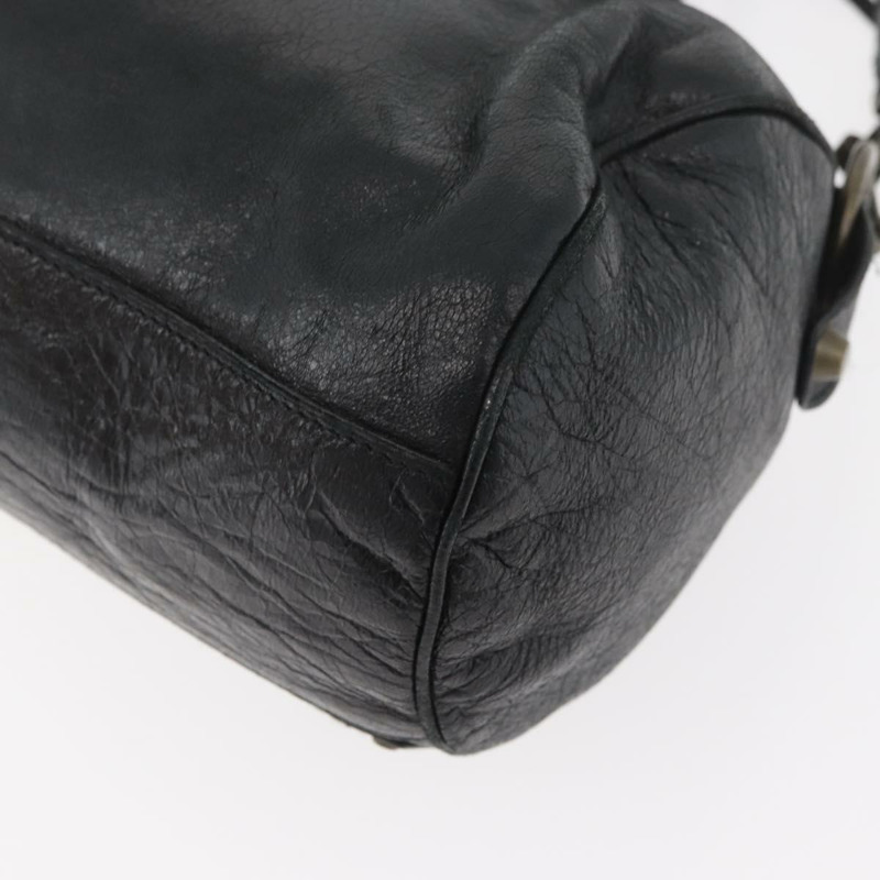 【日本直送】BALENCIAGA 迷你 Twiggy 手提包 皮革 兩用 黑色 138223 正品 am11284V-17