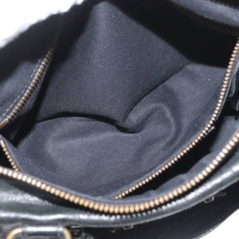 【日本直送】BALENCIAGA 迷你 Twiggy 手提包 皮革 兩用 黑色 138223 正品 am11284V-22