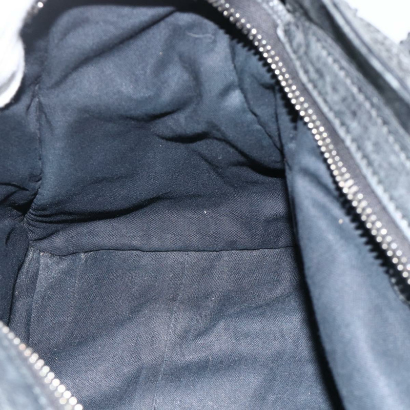 【日本直送】BALENCIAGA Giant City 手提包 皮革 2way 銀黑 235805 Auth am11276SAV-20