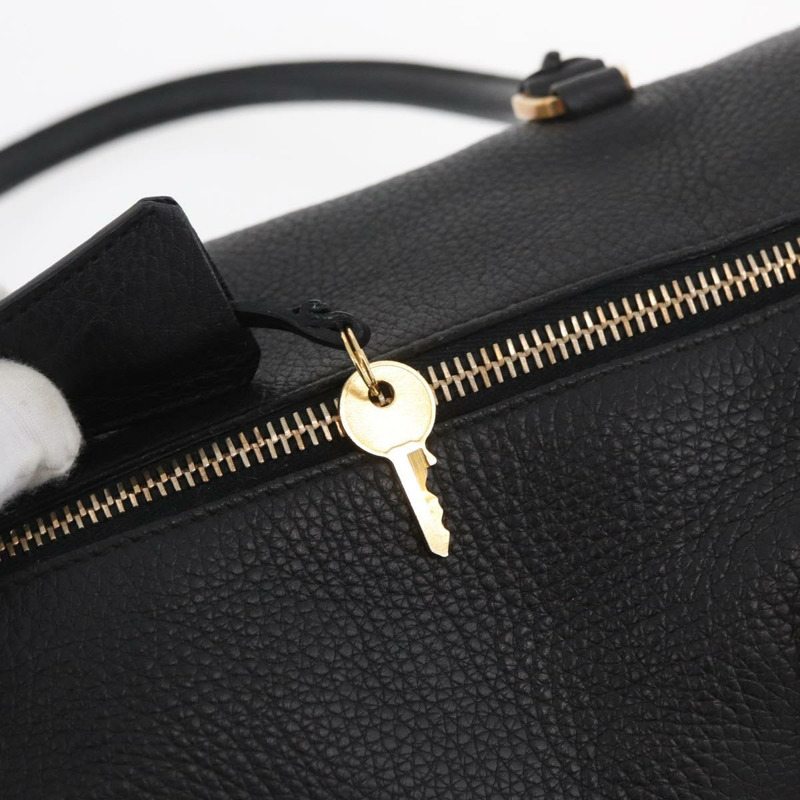 【日本直送】PRADA 手提包 皮革 黑色 金色 BR0090 正品 am11281V-9