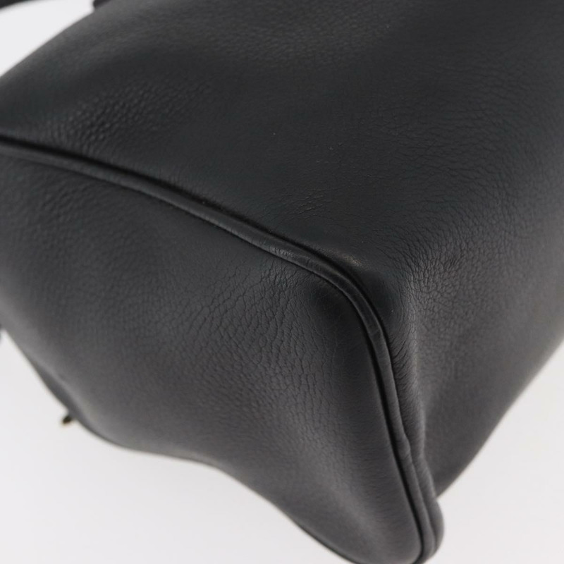 【日本直送】PRADA 手提包 皮革 黑色 金色 BR0090 正品 am11281V-14