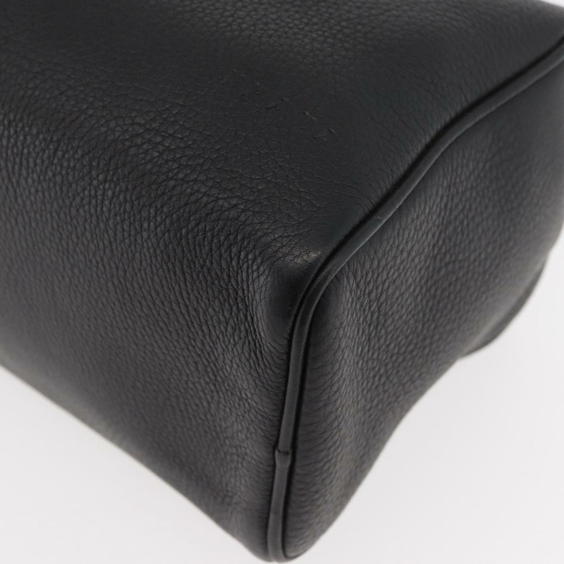 【日本直送】PRADA 手提包 皮革 黑色 金色 BR0090 正品 am11281V-15