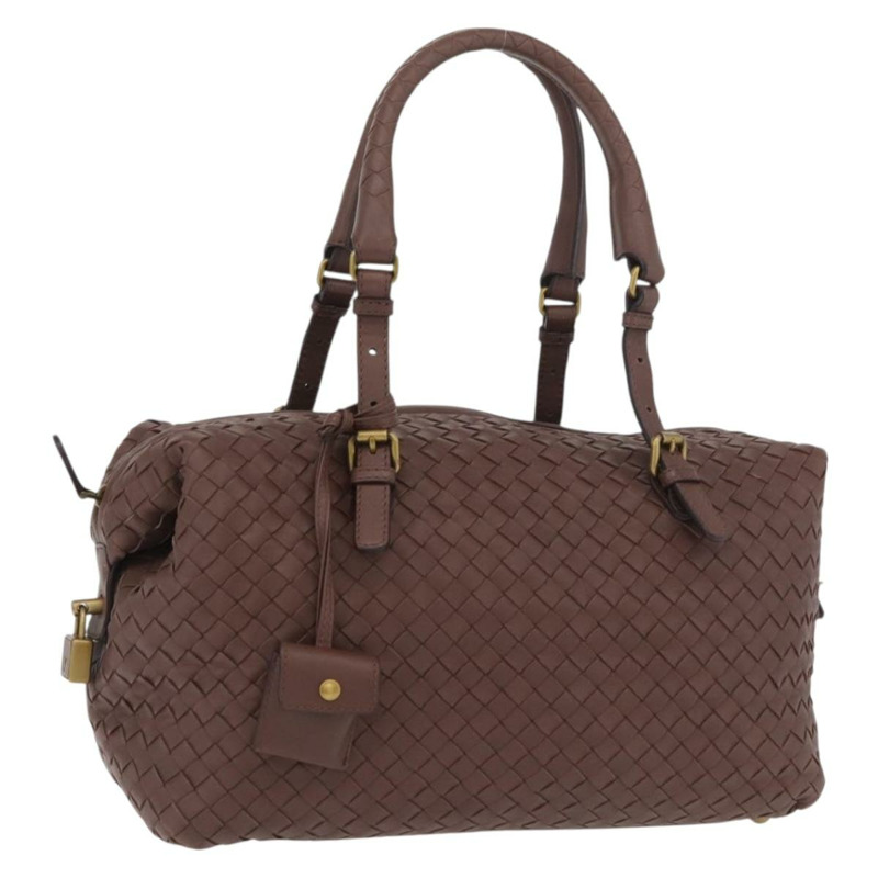 【日本直送】BOTTEGA VENETA INTRECCIATO 手袋 皮革 棕色 金色 173398 正品 yk20211SAV-0