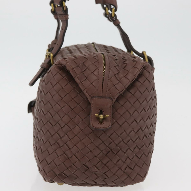 【日本直送】BOTTEGA VENETA INTRECCIATO 手袋 皮革 棕色 金色 173398 正品 yk20211SAV-2