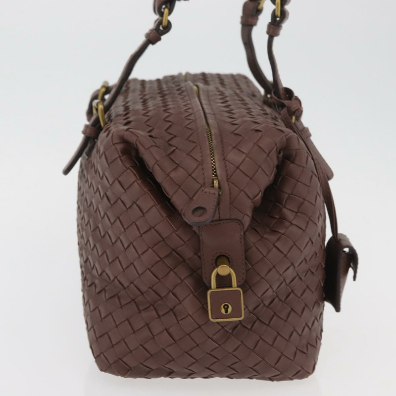 【日本直送】BOTTEGA VENETA INTRECCIATO 手袋 皮革 棕色 金色 173398 正品 yk20211SAV-3
