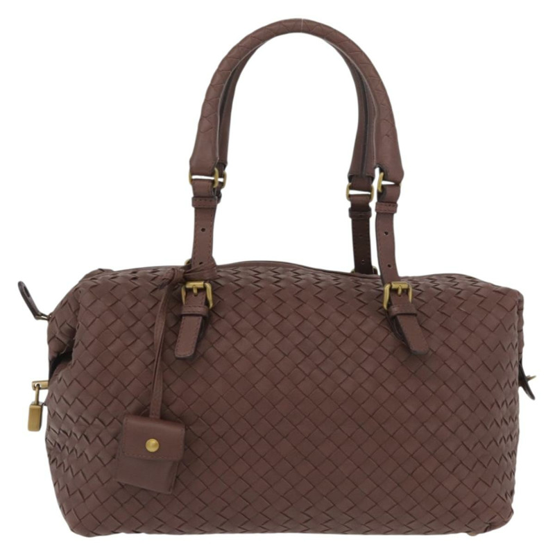 【日本直送】BOTTEGA VENETA INTRECCIATO 手袋 皮革 棕色 金色 173398 正品 yk20211SAV-12