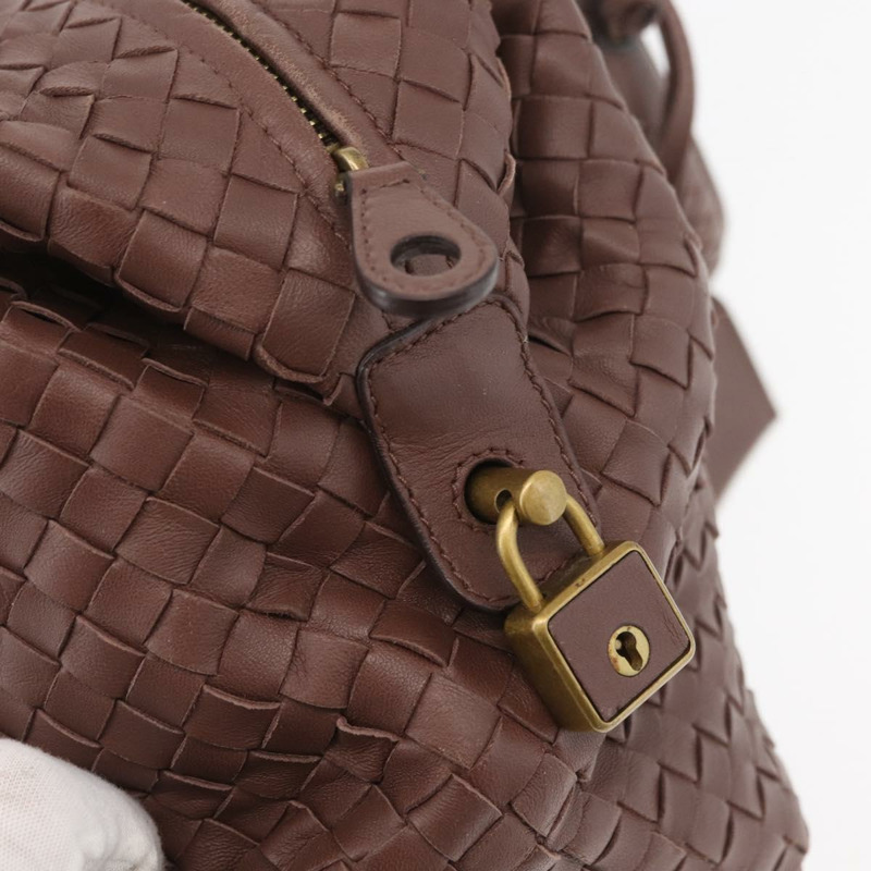 【日本直送】BOTTEGA VENETA INTRECCIATO 手袋 皮革 棕色 金色 173398 正品 yk20211SAV-17