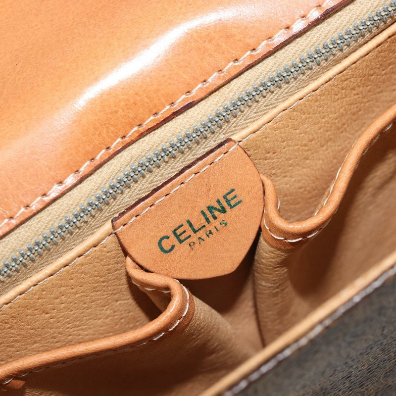 【日本直送】CELINE Macadam帆布星星球手提包 棕色金色 正品 YKZ830A-17