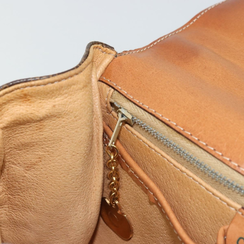 【日本直送】CELINE Macadam帆布星星球手提包 棕色金色 正品 YKZ830A-20