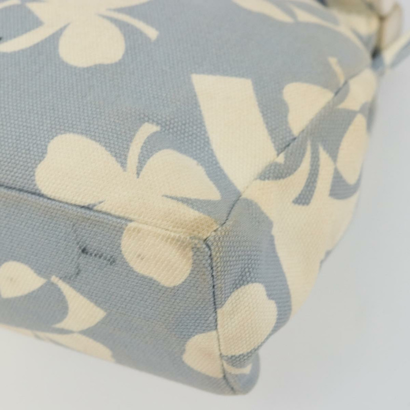 【日本直送】香奈兒 COCO 標誌鏈條單背包帆布淺藍色金色 CC 正品 YKZ826A-8