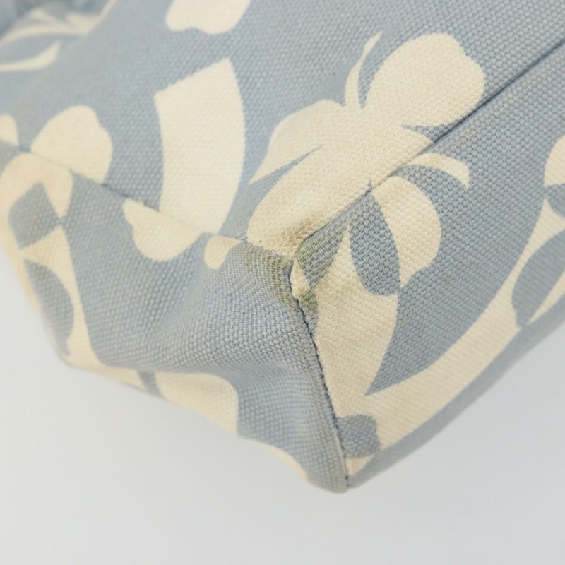 【日本直送】香奈兒 COCO 標誌鏈條單背包帆布淺藍色金色 CC 正品 YKZ826A-13