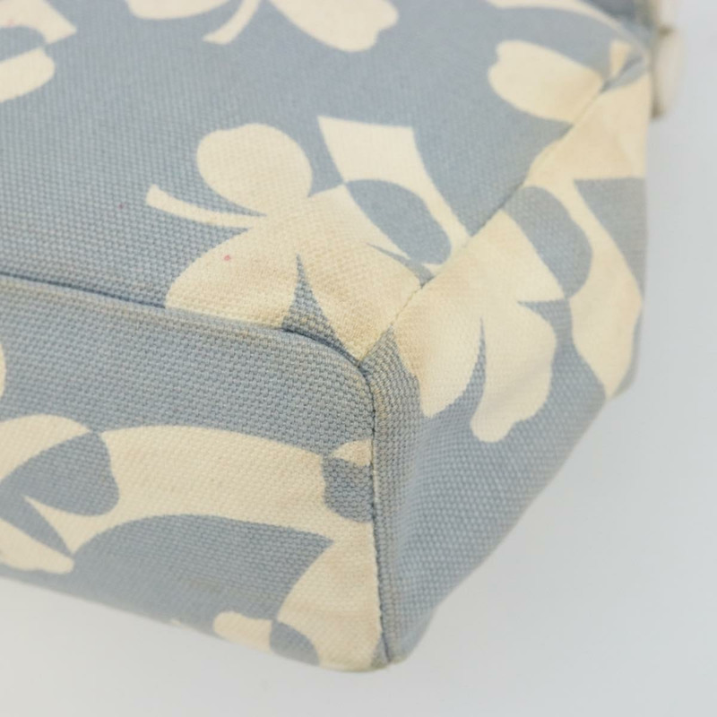 【日本直送】香奈兒 COCO 標誌鏈條單背包帆布淺藍色金色 CC 正品 YKZ826A-14