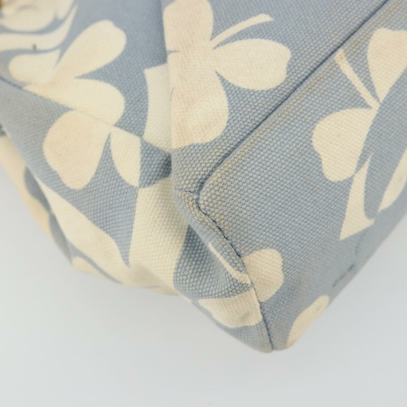 【日本直送】香奈兒 COCO 標誌鏈條單背包帆布淺藍色金色 CC 正品 YKZ826A-15