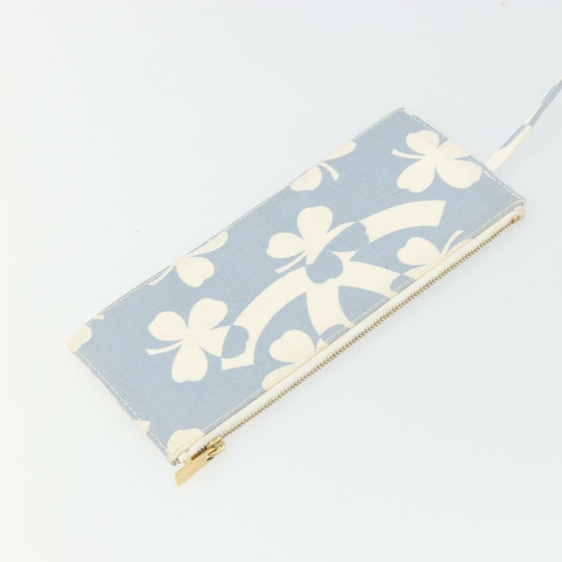 【日本直送】香奈兒 COCO 標誌鏈條單背包帆布淺藍色金色 CC 正品 YKZ826A-20