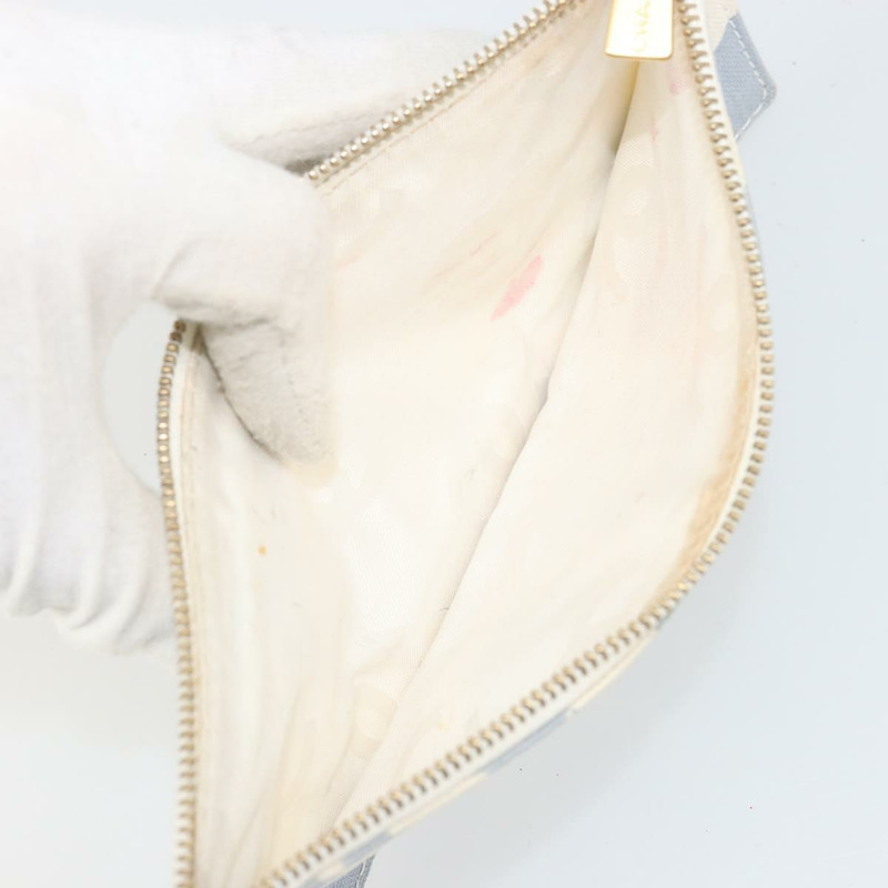 【日本直送】香奈兒 COCO 標誌鏈條單背包帆布淺藍色金色 CC 正品 YKZ826A-22