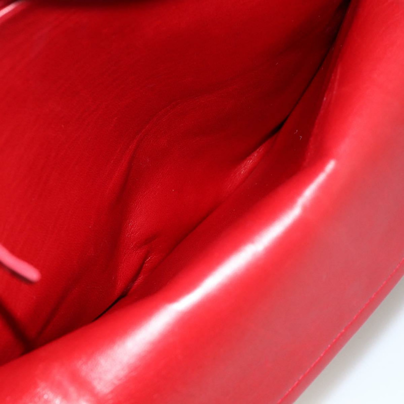 【日本直送】香奈兒 Matelasse 25 雙蓋鏈條包，羊皮材質，紅色，金色雙C標誌，正品編號 166269SAV-24