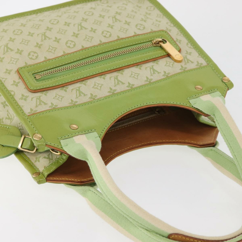 【日本直送】路易威登 Monogram Mini Sac Catline 手袋 杏仁綠 M92931 LV 正品 172339V-5