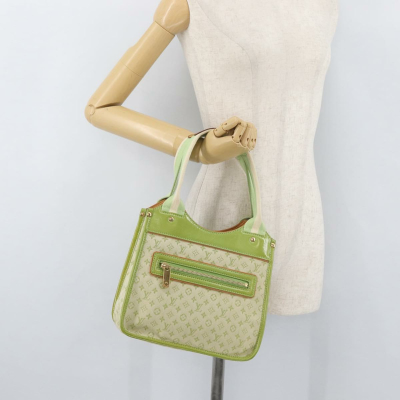 【日本直送】路易威登 Monogram Mini Sac Catline 手袋 杏仁綠 M92931 LV 正品 172339V-23