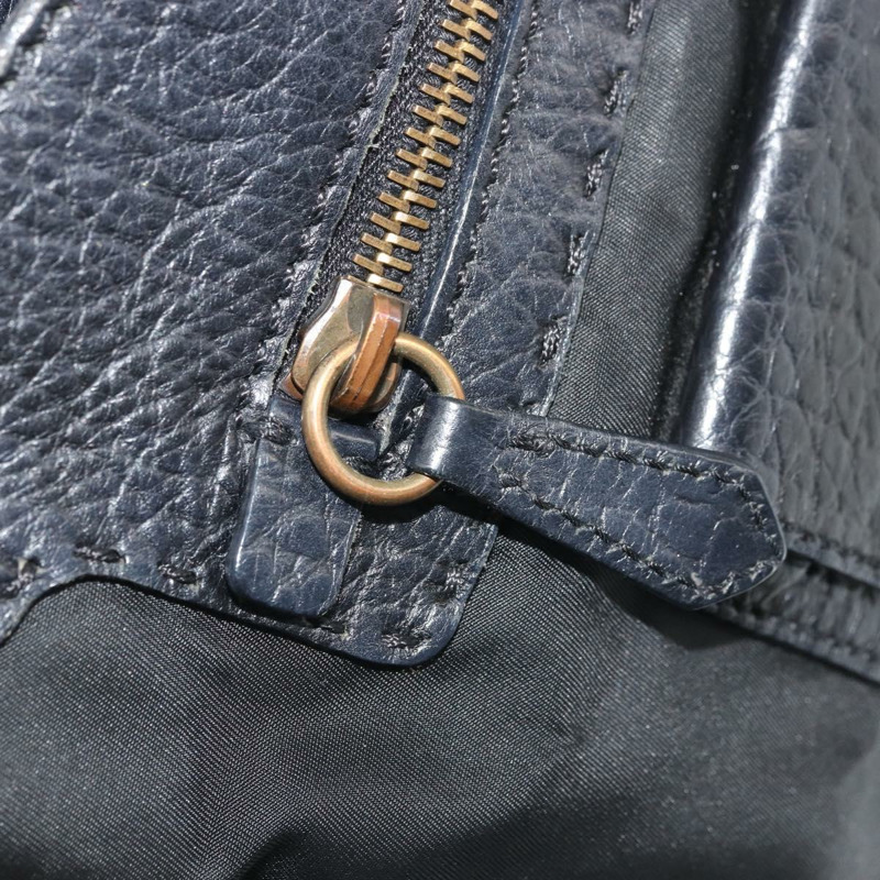 【日本直送】PRADA 單肩包 尼龍皮革 黑色 金色 正品 YKZ1603A-23