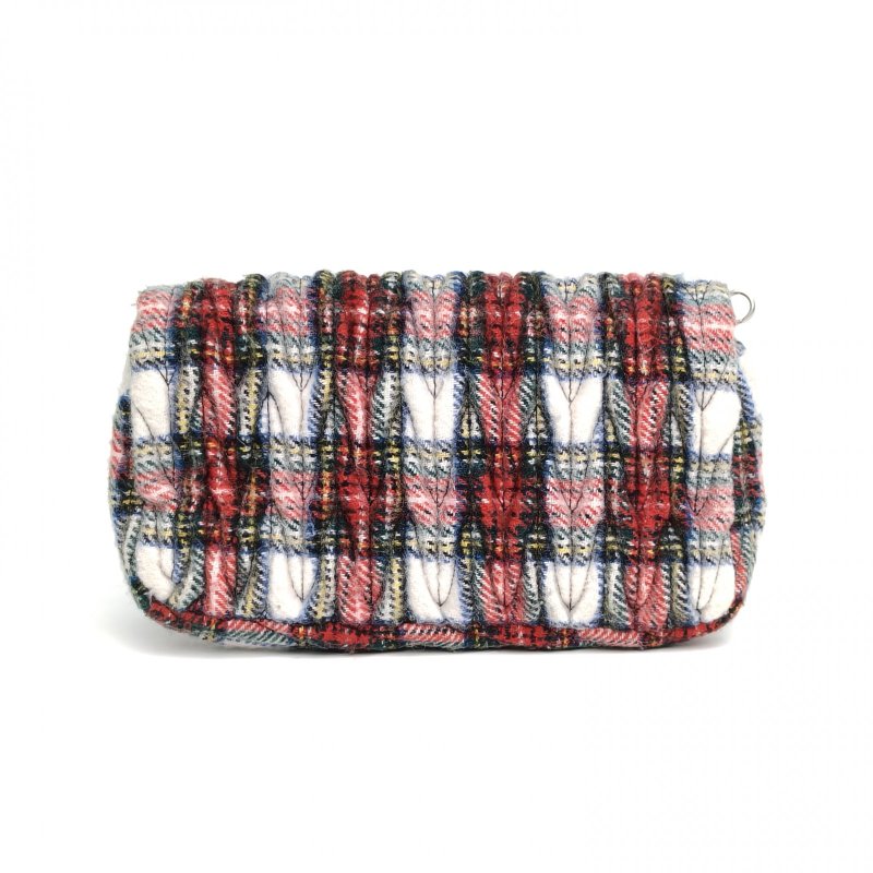 MIU MIU 拼色毛呢woc肩背包-2