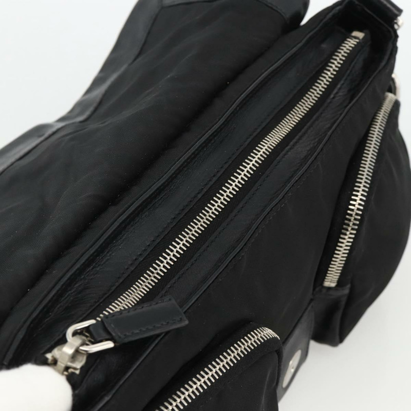 【日本直送】PRADA 單肩包 尼龍 黑色 銀色 正品 YKZ1585A-9