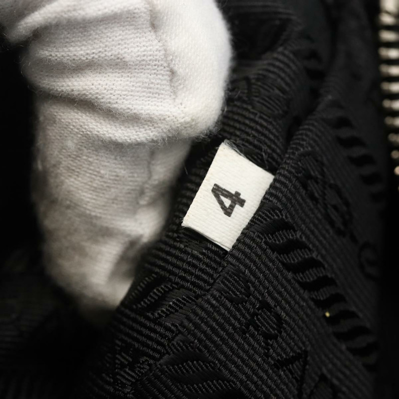 【日本直送】PRADA 單肩包 尼龍 黑色 銀色 正品 YKZ1585A-11