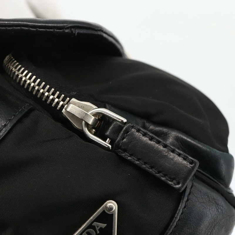 【日本直送】PRADA 單肩包 尼龍 黑色 銀色 正品 YKZ1585A-17