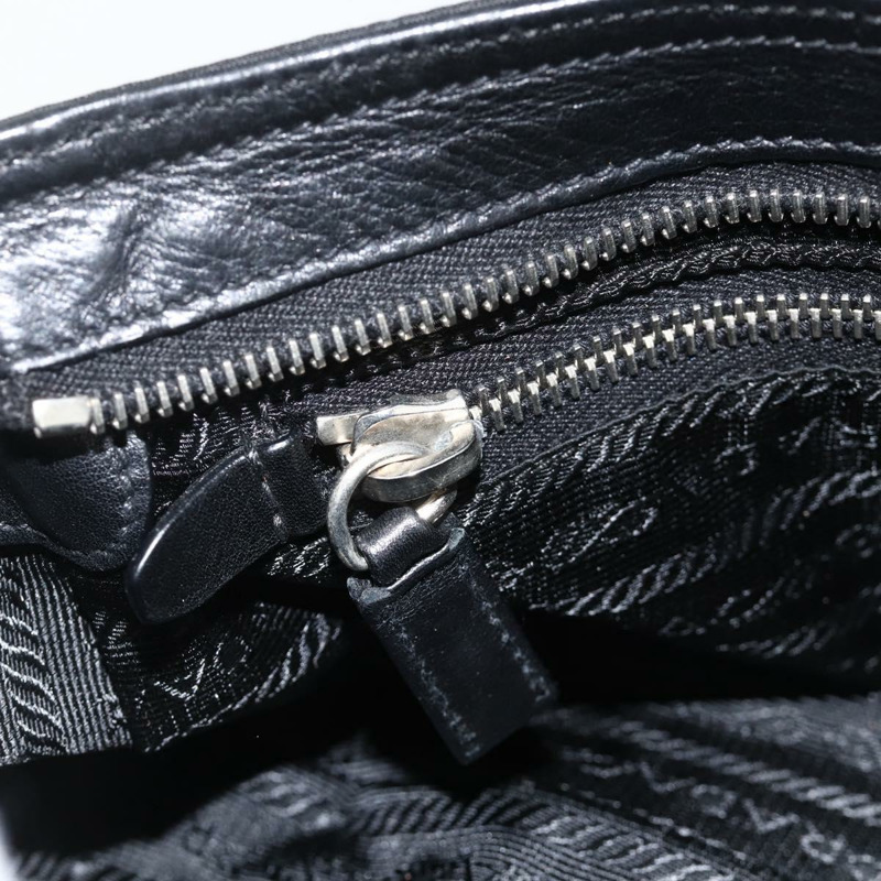 【日本直送】PRADA 單肩包 尼龍 黑色 銀色 正品 YKZ1585A-24
