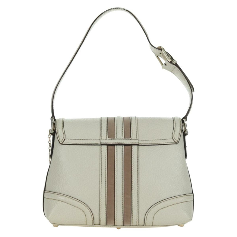 【日本直送】GUCCI 手提包 皮革 白色 金色 145999 正品 am11306A-2