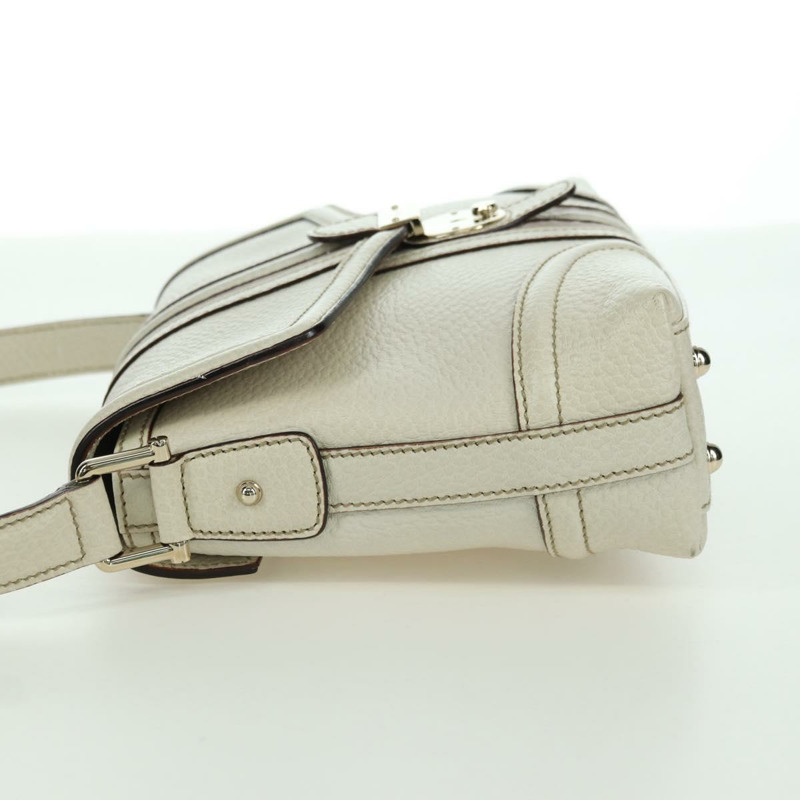 【日本直送】GUCCI 手提包 皮革 白色 金色 145999 正品 am11306A-3