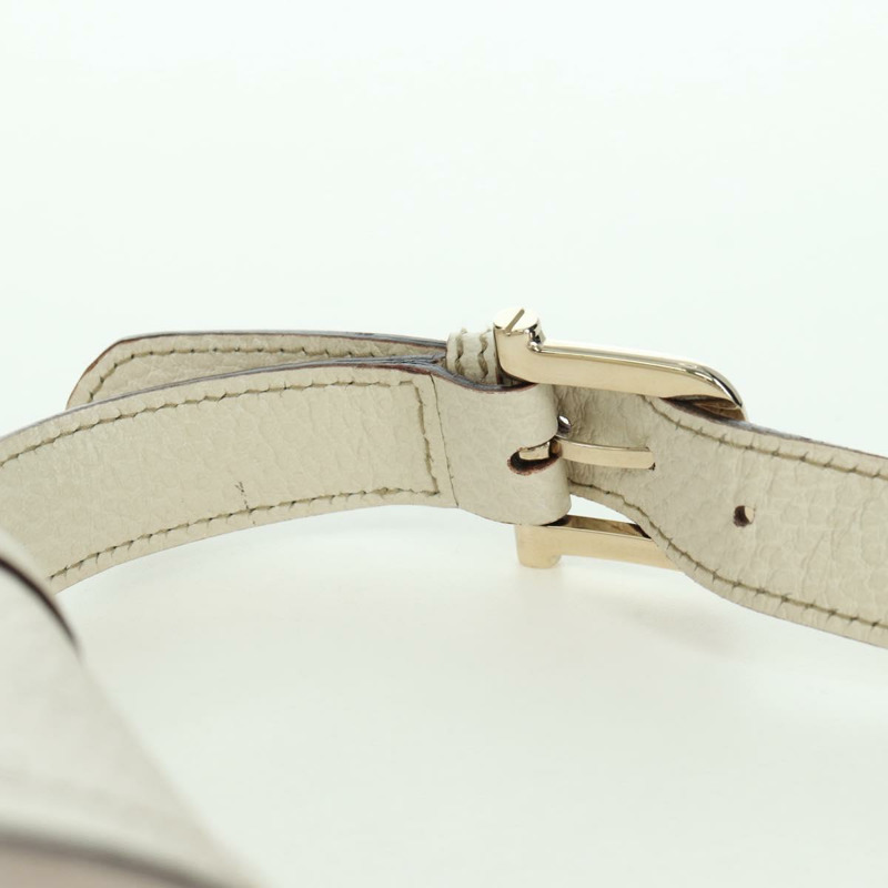 【日本直送】GUCCI 手提包 皮革 白色 金色 145999 正品 am11306A-8