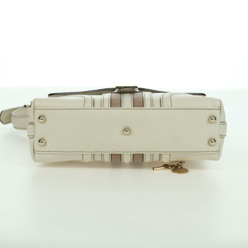 【日本直送】GUCCI 手提包 皮革 白色 金色 145999 正品 am11306A-9