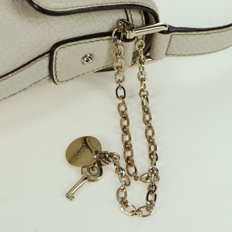 【日本直送】GUCCI 手提包 皮革 白色 金色 145999 正品 am11306A-14