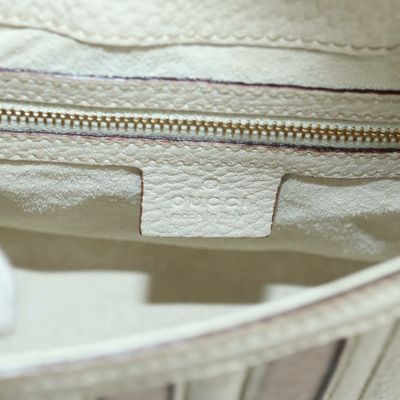 【日本直送】GUCCI 手提包 皮革 白色 金色 145999 正品 am11306A-17