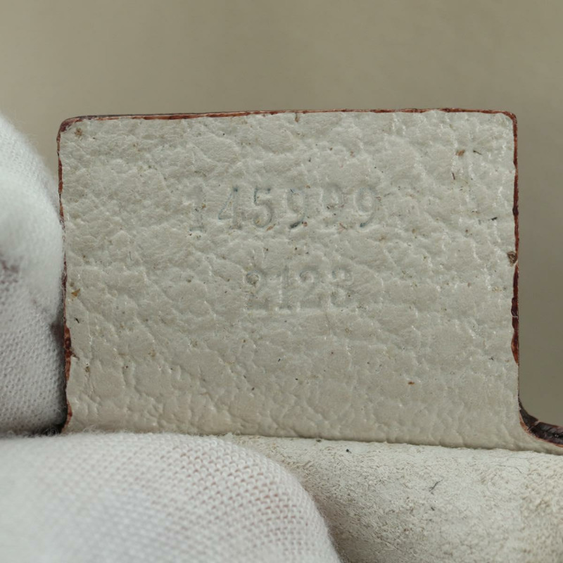 【日本直送】GUCCI 手提包 皮革 白色 金色 145999 正品 am11306A-23