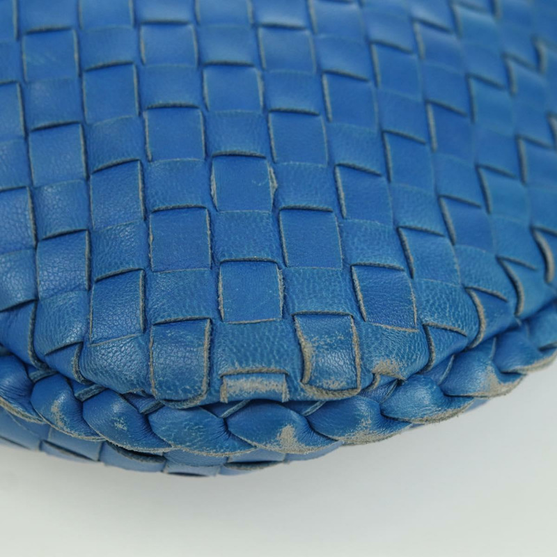【日本直送】BOTTEGA VENETA INTRECCIATO 流浪漢單肩包皮革藍正品 am11307V-8