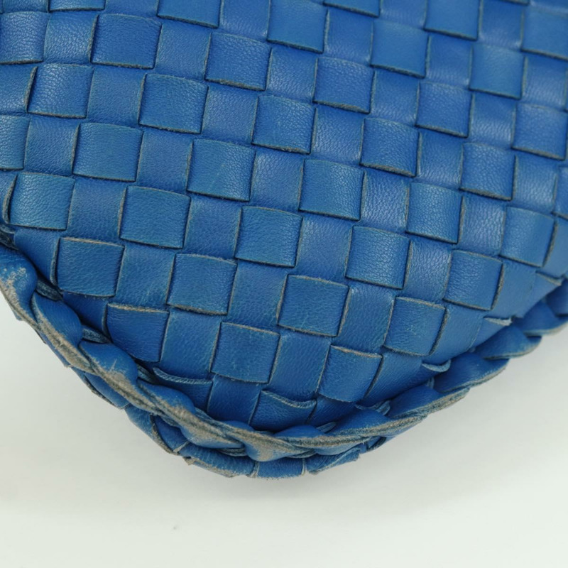 【日本直送】BOTTEGA VENETA INTRECCIATO 流浪漢單肩包皮革藍正品 am11307V-14
