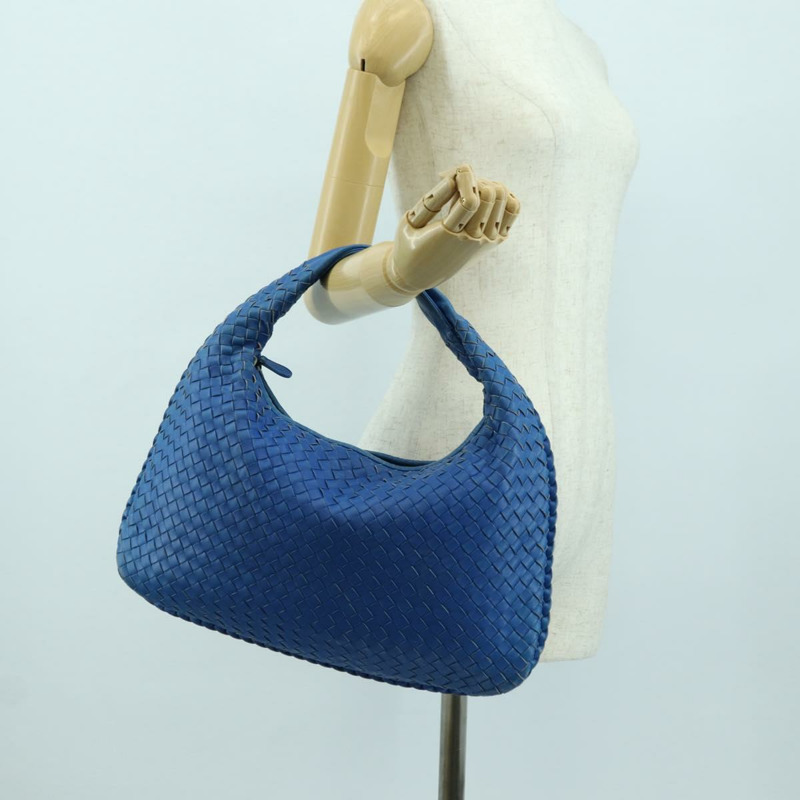 【日本直送】BOTTEGA VENETA INTRECCIATO 流浪漢單肩包皮革藍正品 am11307V-24