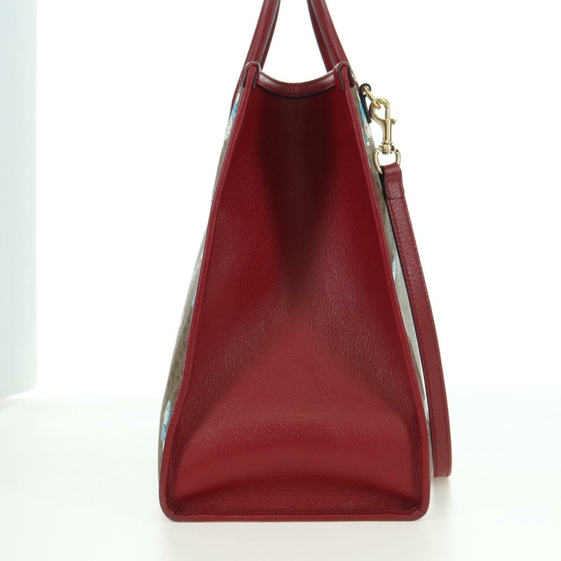 【日本直送】GUCCI GUCCI × Doraemon Micro GG Supreme Bag PVC 2way 653952 Auth YKZ1325SAM-4