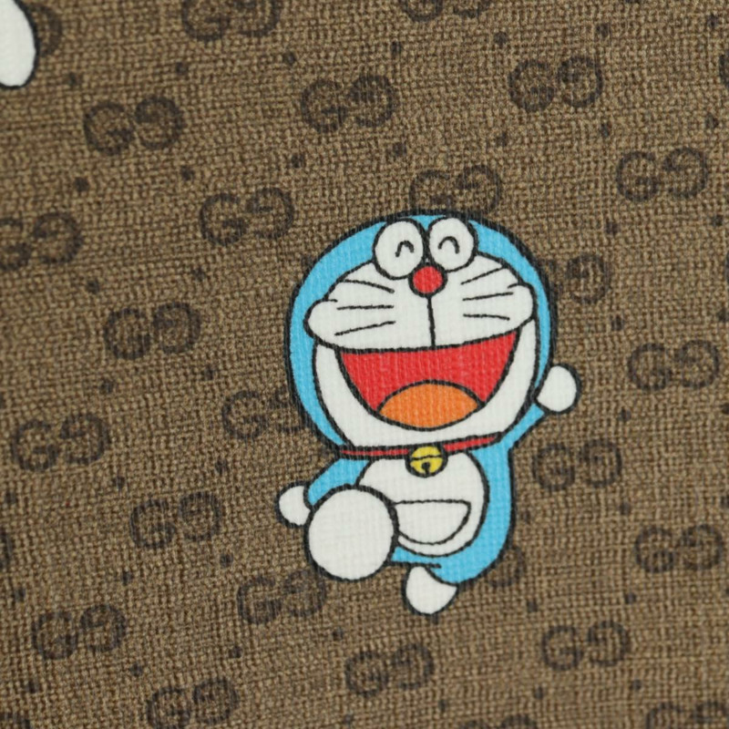【日本直送】GUCCI GUCCI × Doraemon Micro GG Supreme Bag PVC 2way 653952 Auth YKZ1325SAM-17