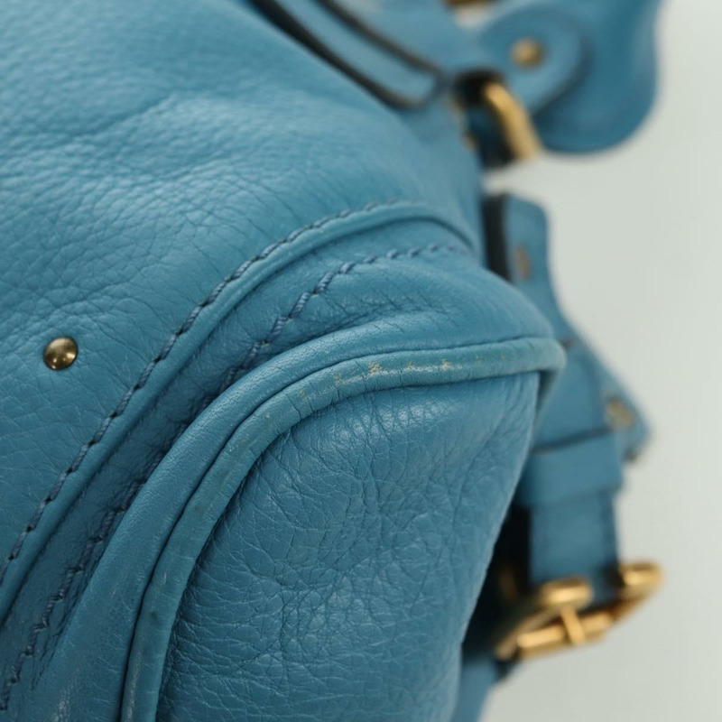 【日本直送】Chloe Paddington 手提包，皮革材質，藍色、金色和銀色可選，正品 YKZ1547SAM-12